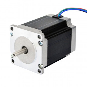 Silnik krokowy Nema 23 23HS30-2804S1 1,9 Nm 3,2 V 4 przewody wał Φ6 mm