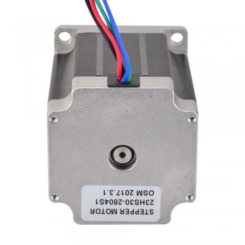 Silnik krokowy Nema 23 23HS30-2804S1 1,9 Nm 3,2 V 4 przewody wał Φ6 mm