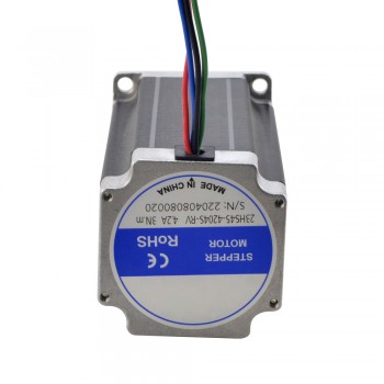 Silnik krokowy Nema 23 23HS45-4204S-RV 3 Nm do przekładni ślimakowej NMRV30