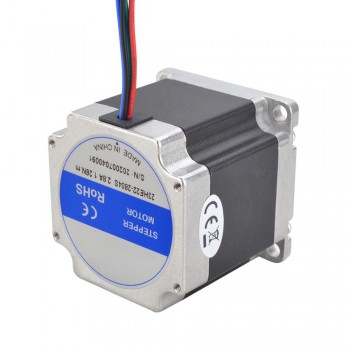 Silnik krokowy Nema 23 serii E 23HE22-2804S 1,8 stopnia 1,26 Nm 4 przewody