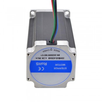 Silnik krokowy Nema 23 serii E 23HE45-4204S 4 przewody 1,8 stopnia 3,0 Nm 4,2 A
