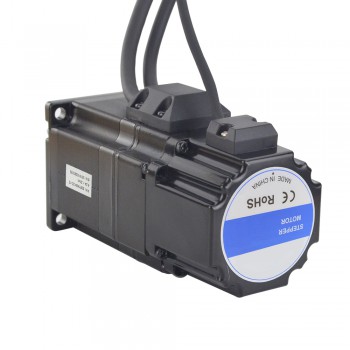 Silnik krokowy Nema 23 z zamkniętą pętlą Seria P 23E1KBK20-12 1,2Nm z hamulcem elektromagnetycznym