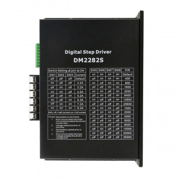 Silnik krokowy Nema 34 + sterownik silnika krokowego 1-DM2282S-34HS59 12,0 Nm 1,8 stopnia