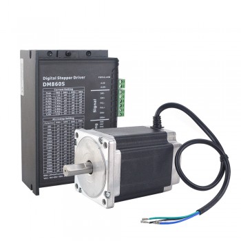 Silnik krokowy Nema 34 + sterownik silnika krokowego 1-DM860S-34HS46 8,5 Nm 1,8 stopnia