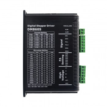 Silnik krokowy Nema 34 + sterownik silnika krokowego 1-DM860S-34HS46 8,5 Nm 1,8 stopnia