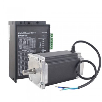 Silnik krokowy Nema 34 + sterownik silnika krokowego 1-DM860S-34HS59 12,0 Nm 1,8 stopnia