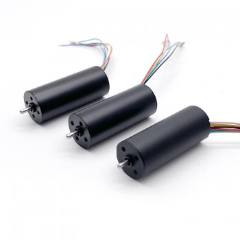 20 szt. Φ16mm 12/24V bezszczotkowy silnik prądu stałego bezrdzeniowy TBC1640 0,005 N.m 2,7 W-7,6 W wał 2 mm