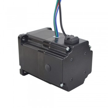 Silnik krokowy Nema 34 serii P 34BK50-45 4,5 Nm z hamulcem elektromagnetycznym