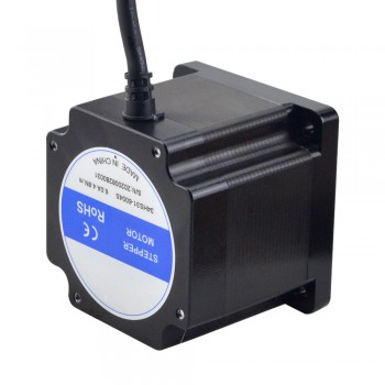Silnik krokowy Nema 34 serii S 34HS31-6004S 4 przewody 1,8 stopnia 4,8 Nm 6,0 A