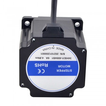 Silnik krokowy Nema 34 serii S 34HS31-6004S1 4,8 Nm 14 mm wałek wpustowy