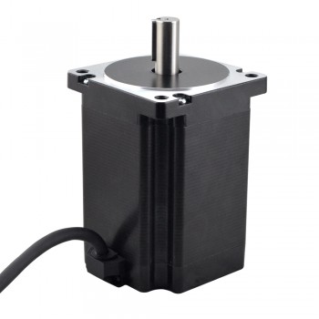 Silnik krokowy Nema 34 serii S 34HS46-6004S1 14 mm wałek wpustowy 8,5 Nm z kablem 1 m