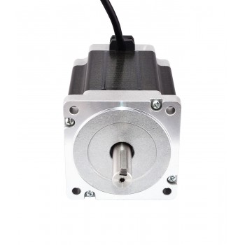 Silnik krokowy Nema 34 z podwójnym wałem 34HS46-5004D1 8,5 Nm 5 V 4 przewody