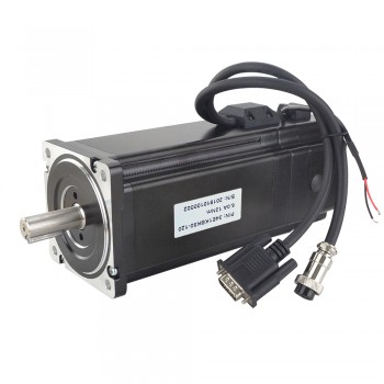 Silnik krokowy Nema 34 z zamkniętą pętlą 34E1KBK50-120 Seria P 12Nm z hamulcem elektromagnetycznym