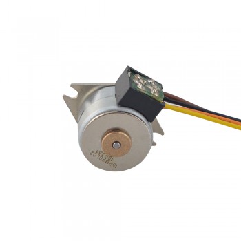 Silnik krokowy obrotowy PM Φ15x12mm 15PM20L02 18 stopni 3,43 mN.m 0,4 A 4 przewody