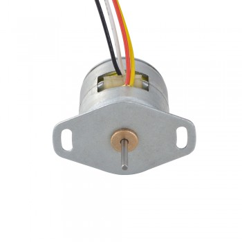 Silnik krokowy obrotowy PM Φ20x18.2mm 20PM20L01 18 stopni 5,88 mN.m 0,5 A 4 przewody