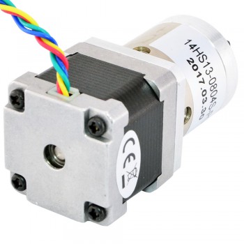 Silnik krokowy z przekładnią Nema 14 14HS13-0804S-PG51 z przekładnią planetarną 51:1