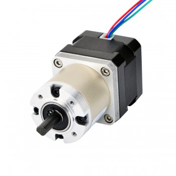 Silnik krokowy z przekładnią Nema 17 L=33mm 17HS13-0404S-PG27 z przekładnią planetarną 27:1