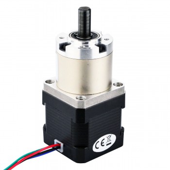 Silnik krokowy z przekładnią Nema 17 L=38mm 17HS15-1684S-PG27 z przekładnią planetarną 27:1