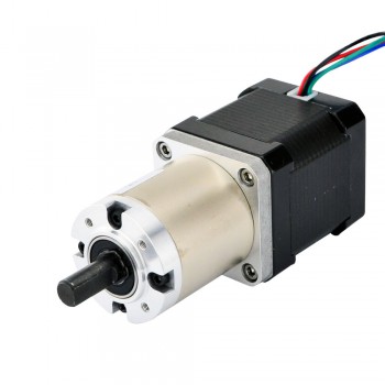 Silnik krokowy z przekładnią Nema 17 L=48mm 17HS19-1684S-PG51 z przekładnią planetarną 51:1