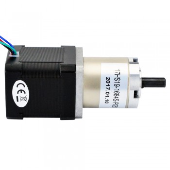 Silnik krokowy z przekładnią Nema 17 L=48mm 17HS19-1684S-PG51 z przekładnią planetarną 51:1