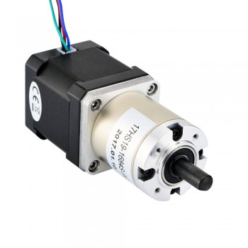 Silnik krokowy z przekładnią Nema 17 L=48mm 17HS19-1684S-PG51 z przekładnią planetarną 51:1