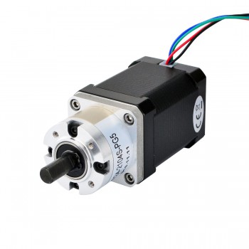 Silnik krokowy z przekładnią Nema 17 L=60mm 17HS24-2104S-PG5 z przekładnią planetarną 5:1