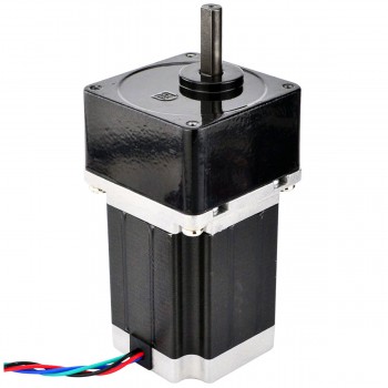 Silnik krokowy z przekładnią Nema 23 L=76mm 23HS30-2804S-SG10 z przekładnia walcowa 10:1
