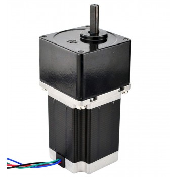 Silnik krokowy z przekładnią Nema 23 L=76mm 23HS30-2804S-SG20 z przekładnia walcowa 20:1