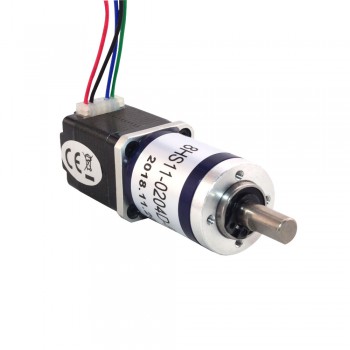 Silnik krokowy z przekładnią Nema 8 8HS11-0204D-PG90 L=38mm z przekładnia planetarna 90:1