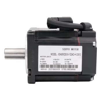 Silnik serwo 36 V DC 200 W 60ASM200-5-1024C 0,64 Nm 7,5 A 0,64 Nm 3000 obr./min z 1024 liniami enkodera magnetycznego 60 x 60 mm