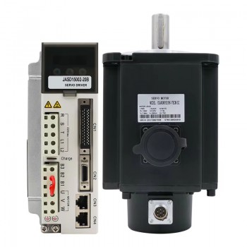 Silnik serwo AC 1,5KW 130JASM515215K-17BCW-SC+JASD15002-20B 9,55 Nm 1500 obr./min 6,2 A z sterownik serwo JASD15002