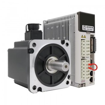 Silnik serwo AC 1,5KW 130JASM515215K-17BCW-SC+JASD15002-20B 9,55 Nm 1500 obr./min 6,2 A z sterownik serwo JASD15002