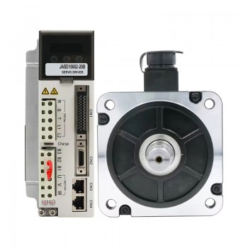 Silnik serwo AC 1,5KW 130JASM515215K-17BCW-SC+JASD15002-20B 9,55 Nm 1500 obr./min 6,2 A z sterownik serwo JASD15002