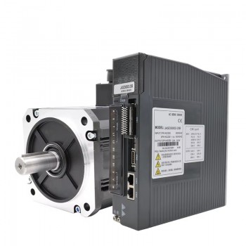 Silnik serwo AC 2,3KW 130JASM523215K-17B+JASD30002-20B 14,64 Nm 220 V 1500 obr./min 12,3 A z sterownik serwo JASD30002-20B