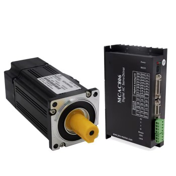 Silnik serwo AC 400W MCAC806+60ASM400 60V 8,4 A 1,27 Nm 220 V 3000 obr./min z MCAC806 sterownik serwo